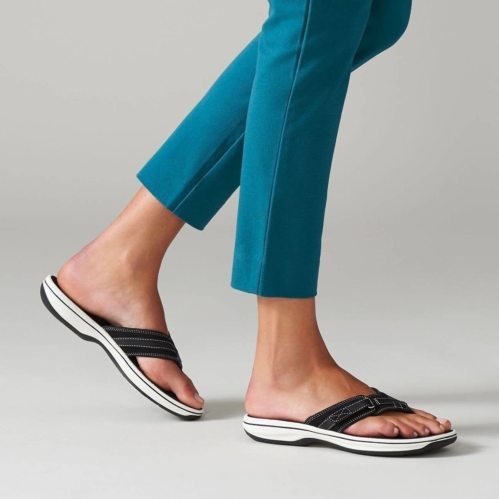 Cloudsteppers By Clarks Women's Breeze Sea Black Synthetic Size 10M NWOB